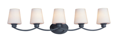 Maxim Lighting Shelter 5-Light Bath Vanity Black