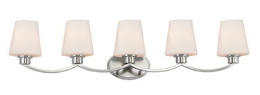 Maxim Lighting Shelter 5-Light Bath Vanity Satin Nickel