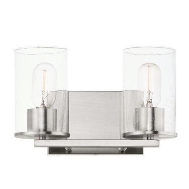 Maxim Lighting Sleek 2-Light Bath Vanity Satin Nickel