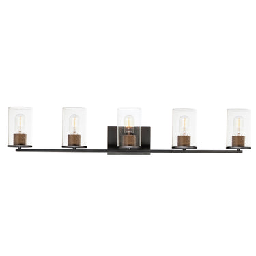 Maxim Lighting Sleek 5-Light Bath Vanity Antique Brass/Black