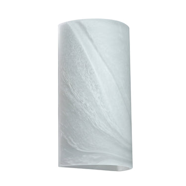 Dorian 10 half-cylinder sconce in Marble glass | Besa Lighting