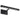 Black Dessau 12 inch wall light for paintings, Visual Comfort LED display light.
