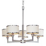 Maxim Lighting Nexus 5-Light Chandelier Satin Nickel