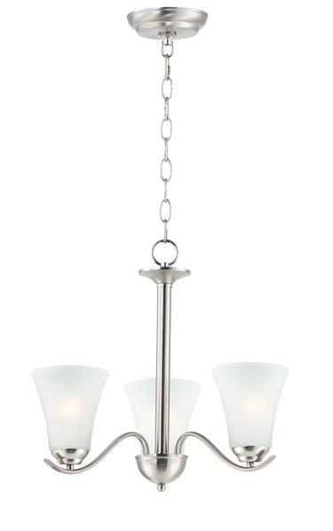 Maxim Lighting Vital 3-Light Chandelier Satin Nickel