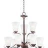 Maxim Lighting Vital 9-Light Chandelier Oil Rubbed Bronze