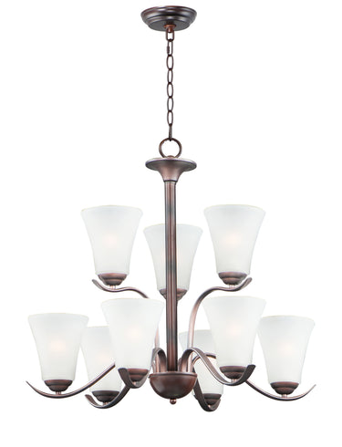 Maxim Lighting Vital 9-Light Chandelier Oil Rubbed Bronze