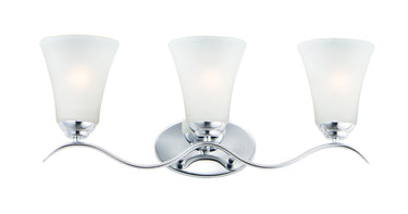 Maxim Lighting Vital 3-Light Bath Vanity Polished Chrome