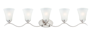 Maxim Lighting Vital 5-Light Bath Vanity Satin Nickel