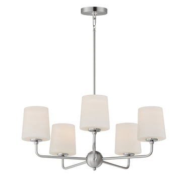 Maxim Lighting Bristol 5-Light Chandelier Satin Nickel