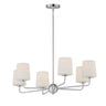 Maxim Lighting Bristol 6-Light Chandelier Satin Nickel