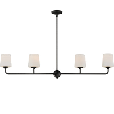 Maxim Lighting Bristol 4-Light Linear Chandelier Anthracite