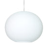 Jordo stem pendant: Opal Matte glass shade | Besa Lighting