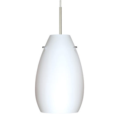 Pera 9 cable pendant: Opal Matte glass shade | Besa Lighting