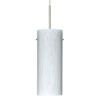 Stilo 10 stem pendant: Carrera glass shade | Besa Lighting