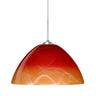 Tessa cable pendant: Solare glass shade | Besa Lighting