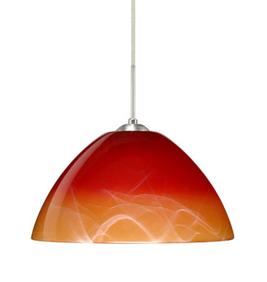 Tessa cable pendant: Solare glass shade | Besa Lighting