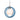 Mana stem pendant: Blue/Opal glass shade | Besa Lighting