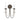 Maxim Lighting Plumette 2-Light Wall Sconce w Crystal Chestnut Bronze