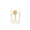 Maxim Lighting Plumette 2-Light Wall Sconce Gold Leaf