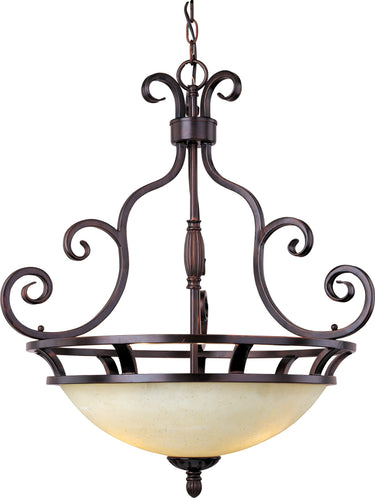 Maxim Lighting Manor 3-Light Pendant Oil Rubbed Bronze