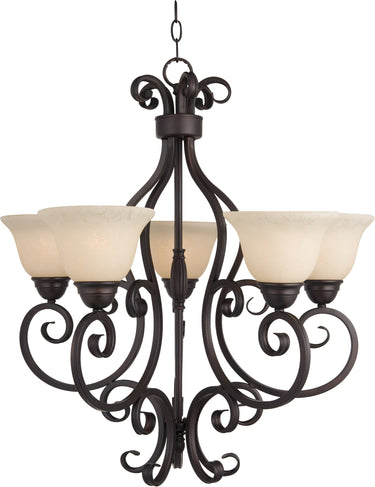 Maxim Lighting Manor 5-Light Chandelier Oil Rubbed Bronze