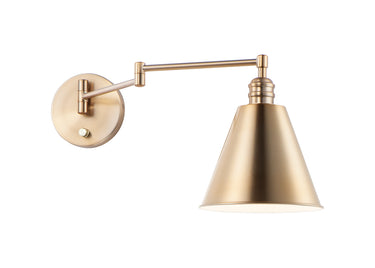 Maxim Lighting Library Wall Sconce Horizontal Swing Arm Heritage