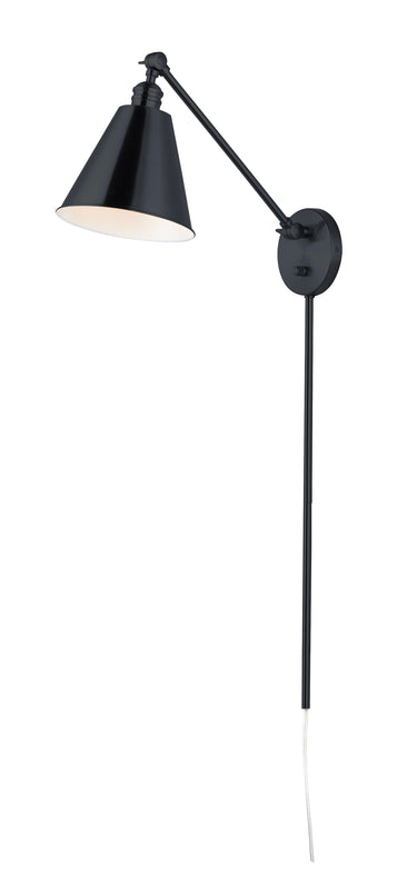 Maxim Lighting Library Wall Sconce Black