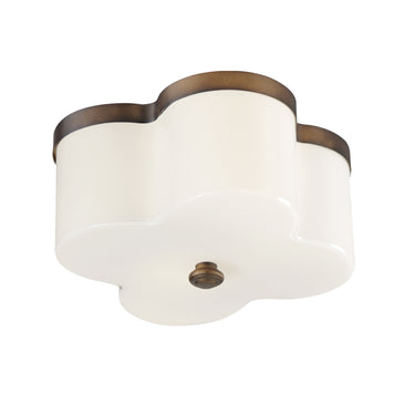 Maxim Lighting Clover 2-Light Flush Mount Antique Bronze