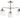 Maxim Lighting Acadia 3-Light Semi-Flush Mount/Chandelier Satin Nickel