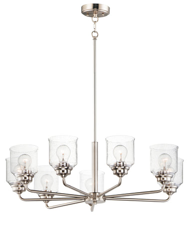 Maxim Lighting Acadia 8-Light Chandelier Satin Nickel