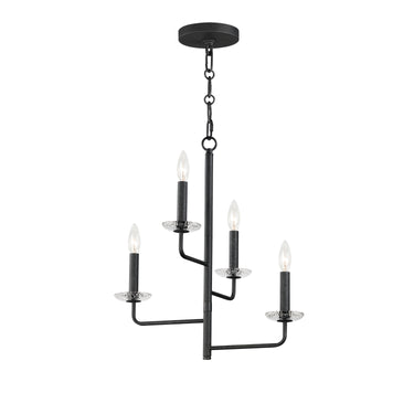 Maxim Lighting Madeira 4-Light Chandelier Anthracite
