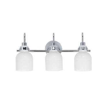 Maxim Lighting Milk 3-Light Bath Vanity Polished Chrome