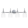 Maxim Lighting Milk 4-Light Bath Vanity Polished Chrome