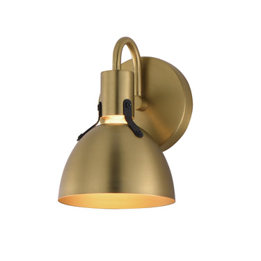 Maxim Lighting Dusk Wall Sconce Satin Brass