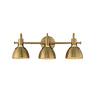 Maxim Lighting Dusk 3-Light Wall Sconce Satin Brass