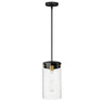 Maxim Lighting Pinn Large Pendant Black/Satin Brass