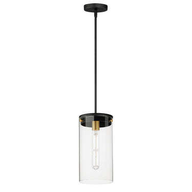 Maxim Lighting Pinn Large Pendant Black/Satin Brass