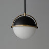 Maxim Lighting Duke 10" Pendant Black/Weathered Brass
