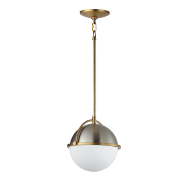 Maxim Lighting Duke 10" Pendant Satin Nickel/Satin Brass