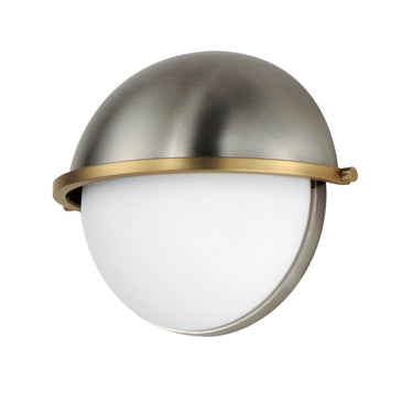 Maxim Lighting Duke Half Sconce Satin Nickel/Satin Brass