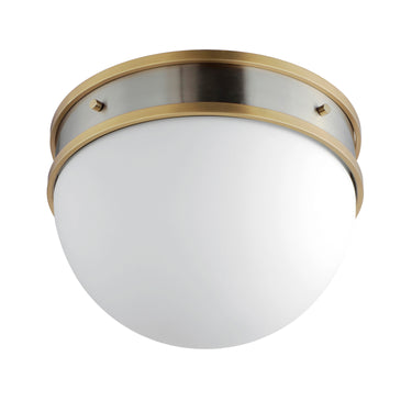 Maxim Lighting Duke Flush Mount Satin Nickel/Satin Brass
