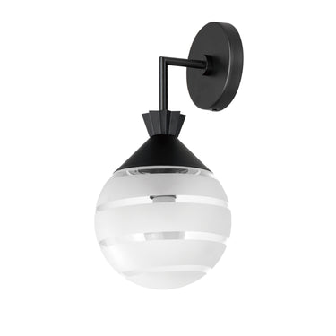 Maxim Lighting Copacabana Outdoor Globe Wall Sconce Black