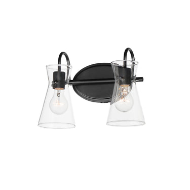 Maxim Lighting Ava 2-Light Bath Vanity Black