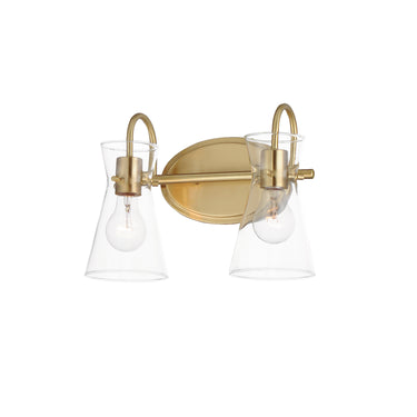 Maxim Lighting Ava 2-Light Bath Vanity Natural Aged Brass