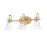 Maxim Lighting Ava 3-Light Bath Vanity Natural Aged Brass
