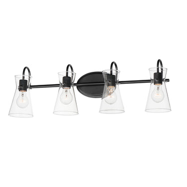 Maxim Lighting Ava 4-Light Bath Vanity Black