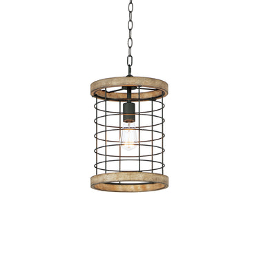 Maxim Lighting Homestead 10" Pendant Driftwood/Black