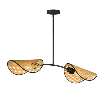 Maxim Lighting Bonnet 2-Light Chandelier Black