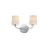 Maxim Lighting Durham 2-Light Sconce Polished Chrome