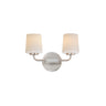 Maxim Lighting Durham 2-Light Bath Vanity Satin Nickel
